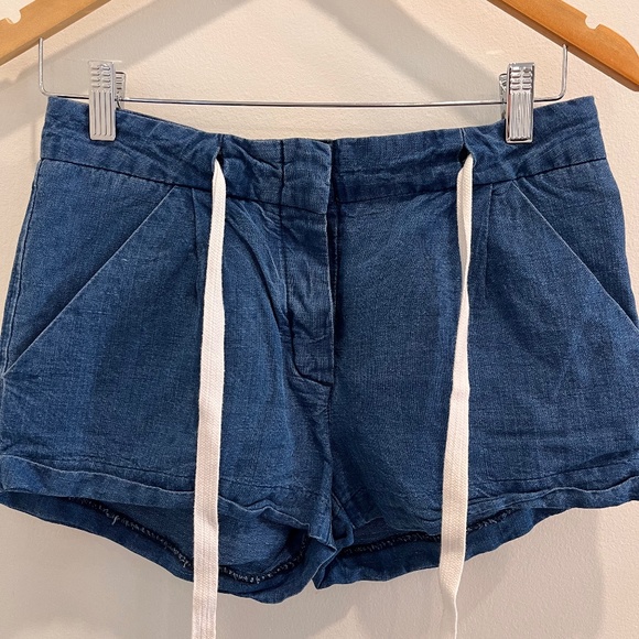 Aritzia Wilfred linen shorts size 0 - Picture 1 of 4